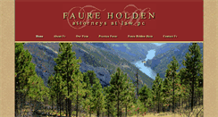 Desktop Screenshot of faureholden.com